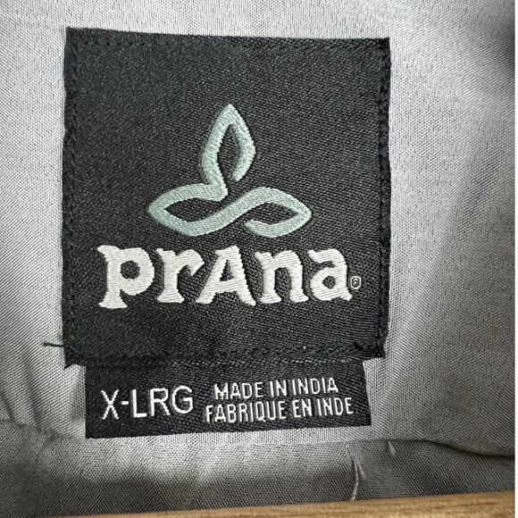 PRANA Men's XL Gray Tencel Performance Wicking Outdoor Trekking Button Shirt - Picture 5 of 10